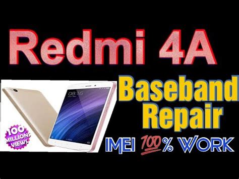 Redmi 4a Basebend Unknown Solution .